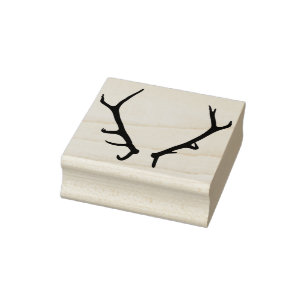 Antlers Art Briefmarke Gummistempel