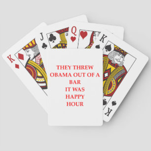 Anto obama Witz Spielkarten