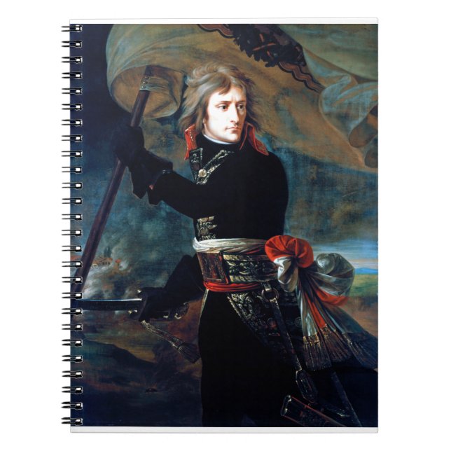 Antoine Jean Gros Napoleon Bonaparte auf der Brück Notizblock (Vorderseite)