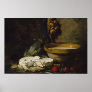 Antoine Vollon - Stillleben mit Käse Poster