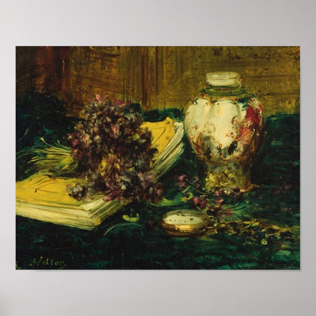 Antoine Vollon - Violets Poster (Vorne)