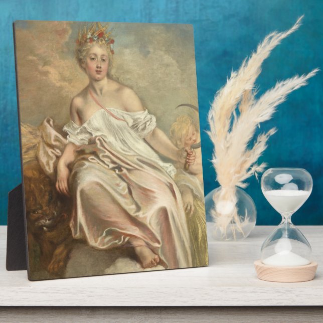 Antoine Watteau Ceres (Sommer) c1717-1718 Fotoplatte (Seite)