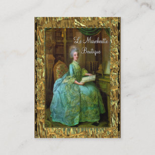 Antoinette-Eleganz-barockes berufliches Visitenkarte
