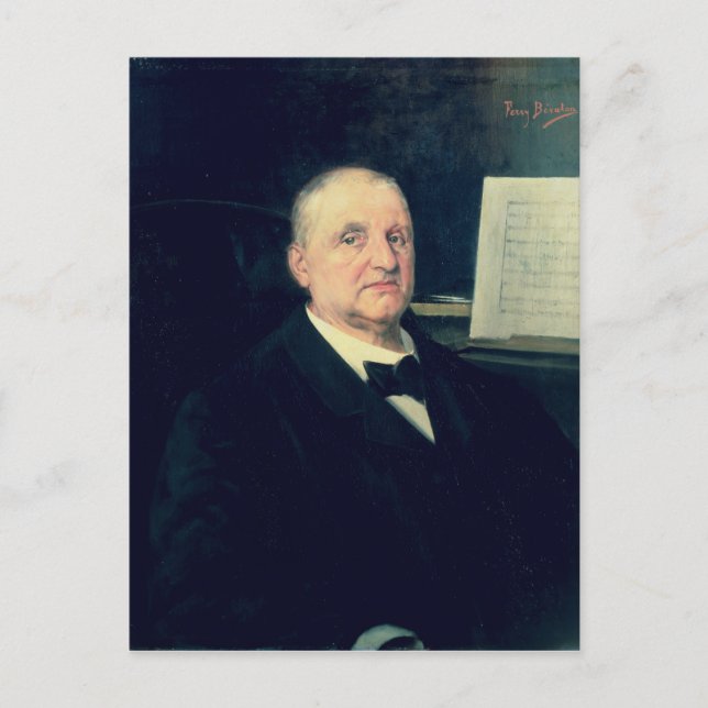 Anton Bruckner, 1889 Postkarte (Vorderseite)