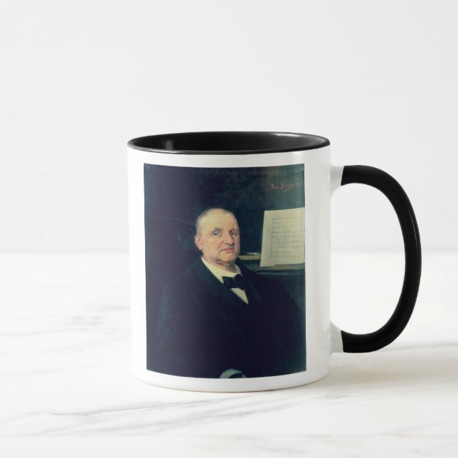 Anton Bruckner, 1889 Tasse (Rechts)