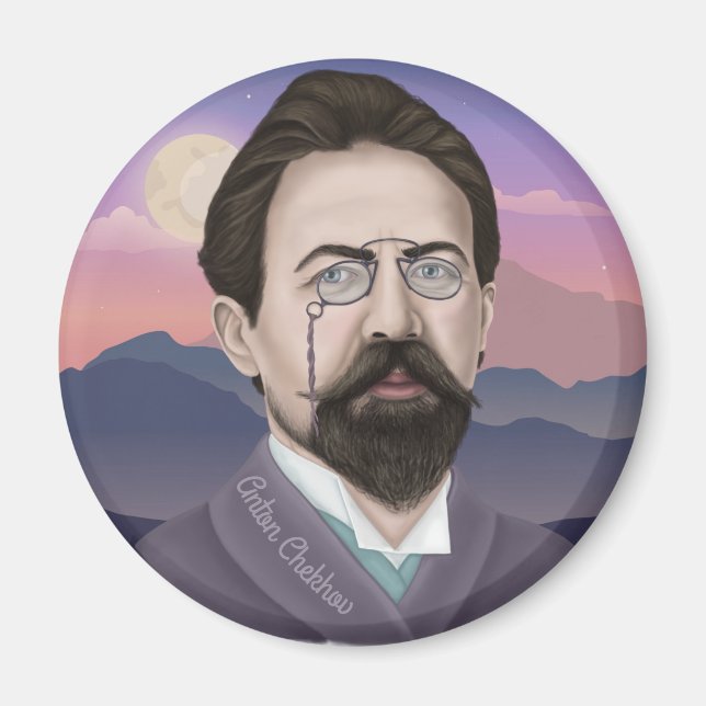 Anton Chekhov Magnet (Vorne)