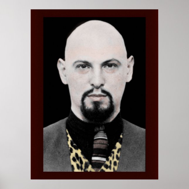 Anton LaVey Portrait Poster 18x24 (Vorne)