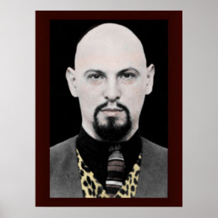 Anton LaVey-Porträt-Plakat 18x24 Poster