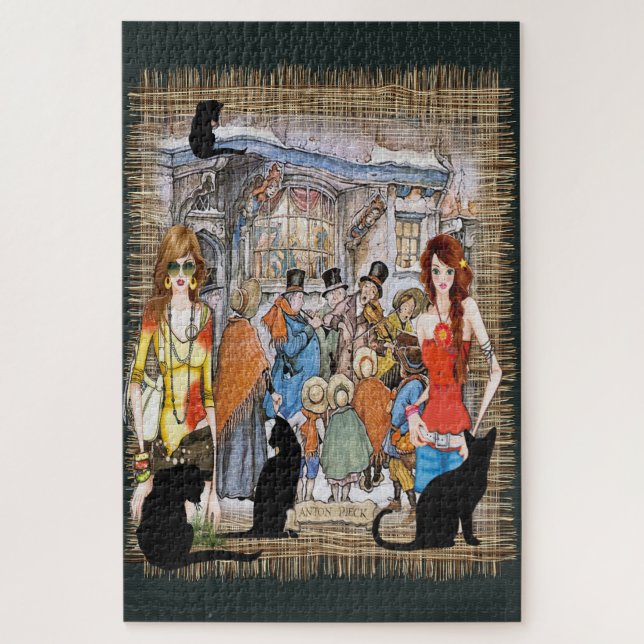 Anton Pieck Carol Singers Puzzle (Vertikal)