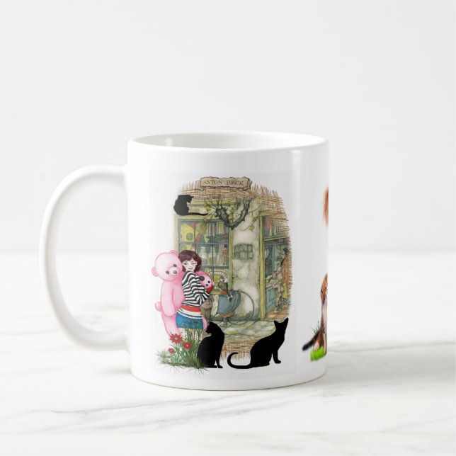 Anton Pieck - Toyshop Hoodie Kaffeetasse (Links)