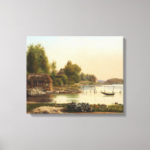 Anton Thorenfeld - Landschaft bei Svendborg Sund Leinwanddruck