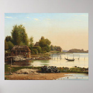 Anton Thorenfeld - Landschaft bei Svendborg Sund Poster