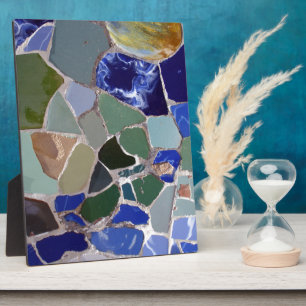 Antoni Gaudi Blue Mosaics Fotoplatte