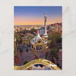 Antoni Gaudi's Park Güell Postkarte