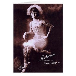 Antonia die tätowierte Dame