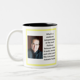 Antonin Scalia Zweifarbige Tasse