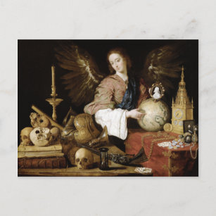 Antonio de Pereda Allegory of Vanity Postkarte