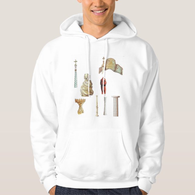 Antonio Gaudi. Barcelona. Spanien. Architektur Hoodie (Vorderseite)