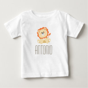 Antonio Individuelle Name Baby Boys Reveal Lion T-shirt