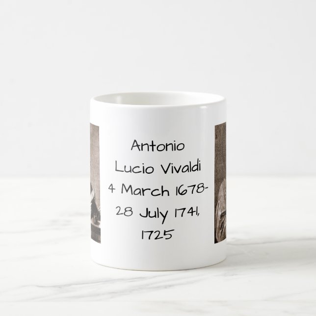 Antonio Lucio Vivaldi 1725 Kaffeetasse (Mittel)