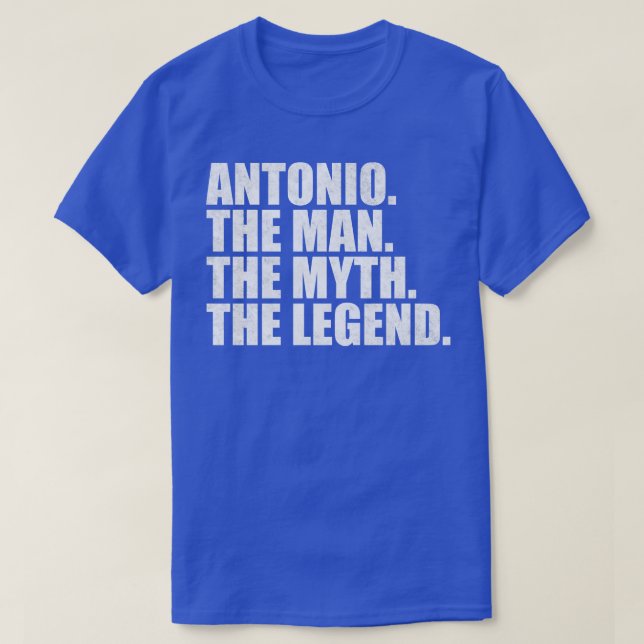 Antonio Name Antonio Vorname T-Shirt (Design vorne)