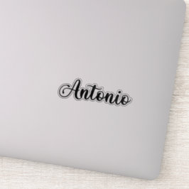 Antonio Name - Handgeschriebene Kalligrafie Aufkleber
