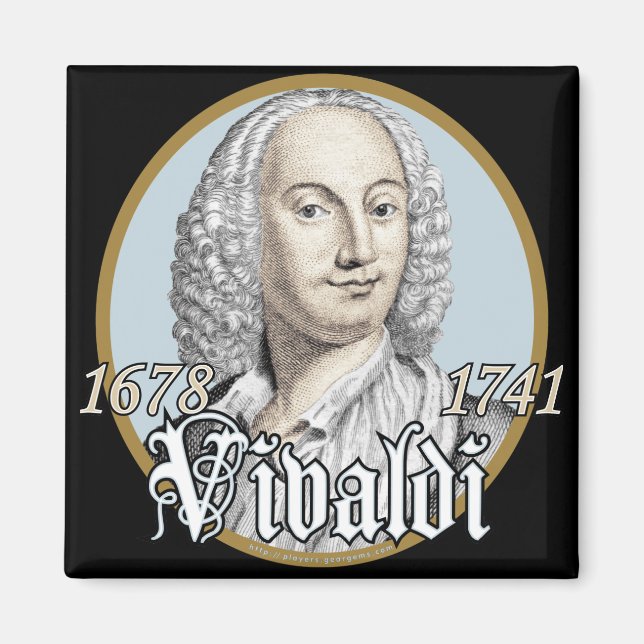 Antonio Vivaldi Magnet (Vorne)