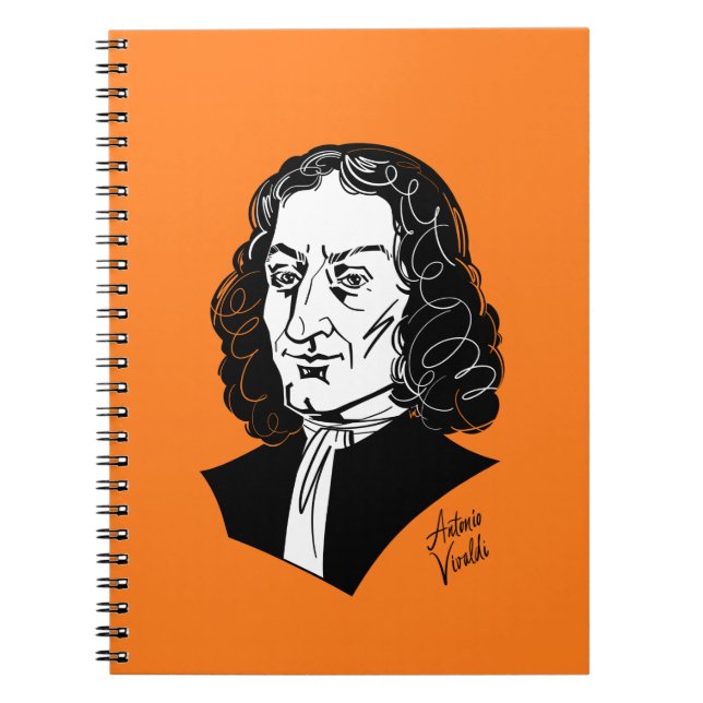 Antonio Vivaldi Notizblock (Vorderseite)