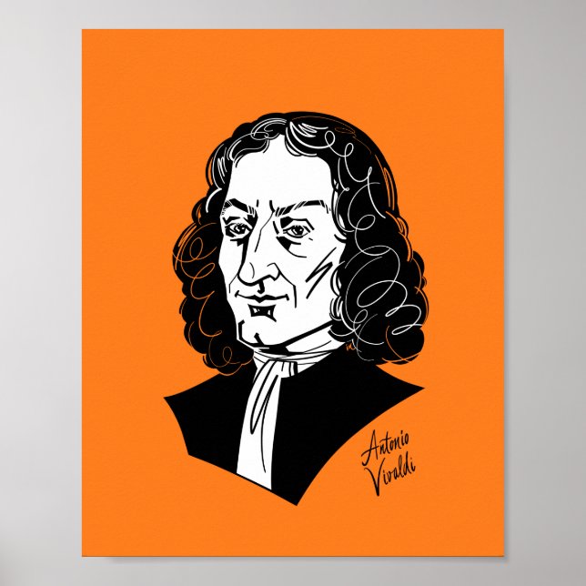 Antonio Vivaldi Poster (Vorne)