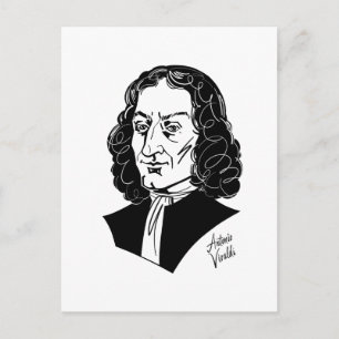 Antonio Vivaldi Postkarte