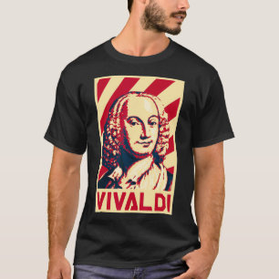 Antonio Vivaldi Retro Music Propaganda  T-Shirt