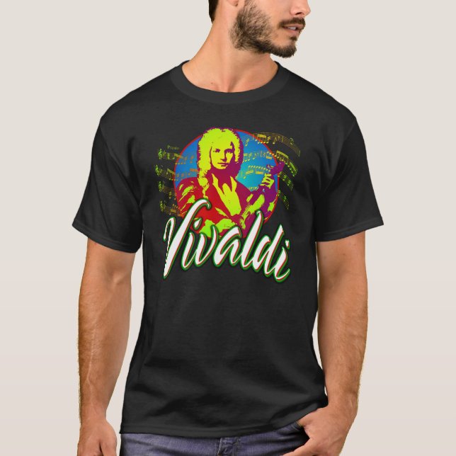 Antonio Vivaldi T-Shirt (Vorderseite)