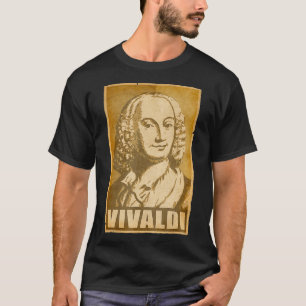 Antonio Vivaldi Vintag Torn Poster T-Shirt