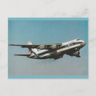 Antonov An-124 Ruslan Frachtflugzeug Vintage Aviat Postkarte