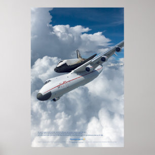 Antonov An-225 Mrija & Buran Shuttle Poster