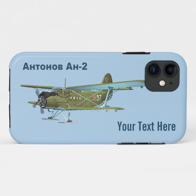 Antonov An-2 Case-Mate iPhone Hülle (Rückseite (Horizontal))
