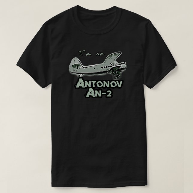 Antonov AN-2 Vintage Luftfahrzeuge T-Shirt (Design vorne)