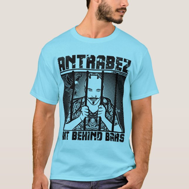 Antrabez Art hinter Bars Hotel k KEROBOKAN Gefängn T-Shirt (Vorderseite)