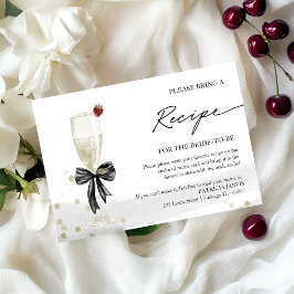 Antragsformular für Champagner-Brautparty Einladung