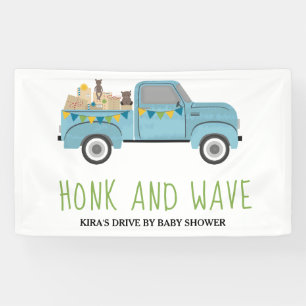 Antrieb mit Baby Showkopf & Wave Blue Truck Banner