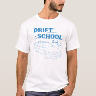 Antrieb-Schule - Doppelkorolla des nockens AE86 T-Shirt