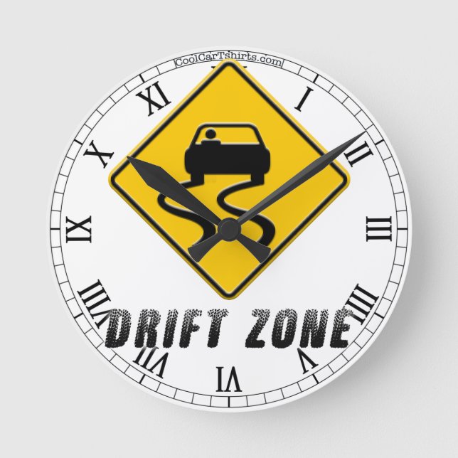 Antrieb-Zonenzeichen Runde Wanduhr (Vorderseite)