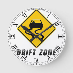 Antrieb-Zonenzeichen Runde Wanduhr