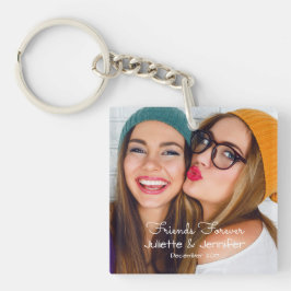 Antriebskraft-Foto der Freunde für immer | Schlüsselanhänger