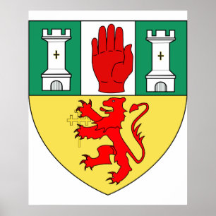 Antrim arms, Irland Poster