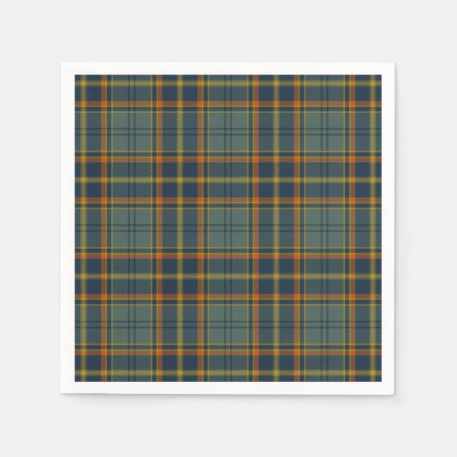 Antrim Landkreis Irish Tartan Serviette (Vorderseite)