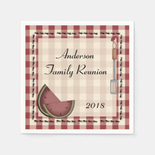Ants and Watermelon Picnic Napkins Serviette