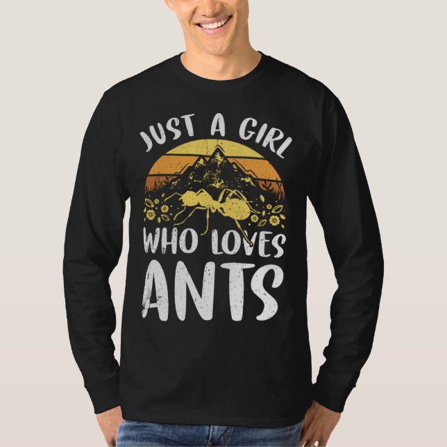 Ants Insects Beetle Bug Entomology T-Shirt (Vorderseite)