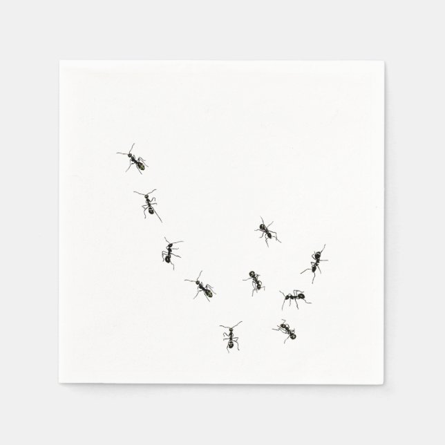 Ants-Papierservietten Serviette (Vorderseite)