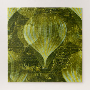 Antucki antiker Ballon auf der Karte Puzzle